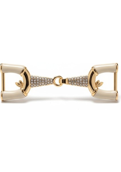 Metal Toka / Taşlı Altın Renkli – Ayakkabı, Çanta, Kemer, Dekoratif Aksesuar 7x2 cm fırsatları