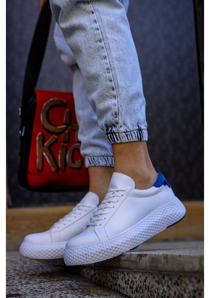 CH107 - Cbt Felibord Erkek Ayakkabı Beyaz / Sax Mavı fiyatları
