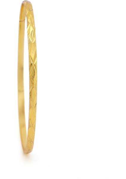 altın kaplama 3 mm baklava model bilezik blz-3124