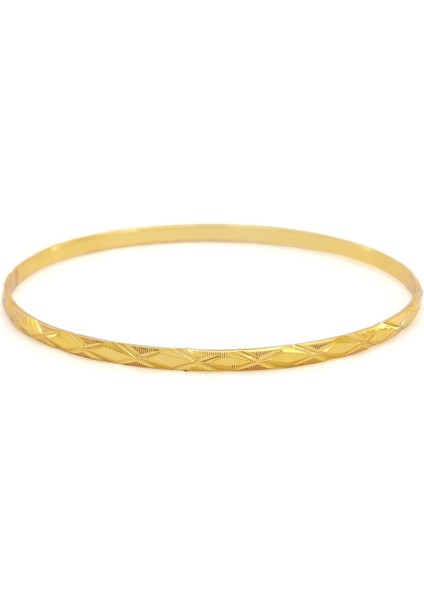 altın kaplama 3 mm baklava model bilezik blz-3124 modelleri