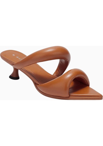 Sara Vegan Deri Kadın Mules