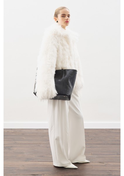 Mara Kürk Ceket Ekru modelleri