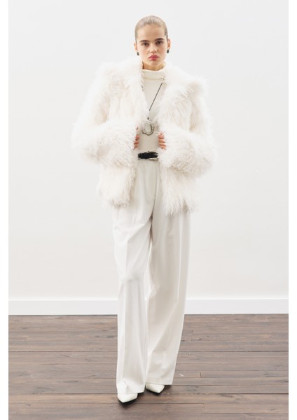 Mara Kürk Ceket Ekru indirimleri