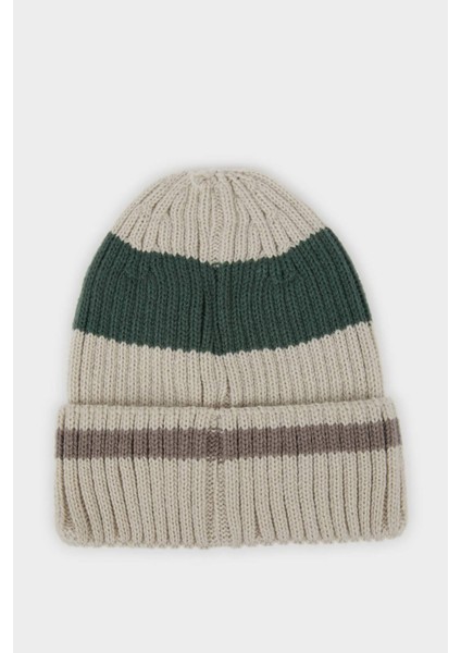 Erkek Etiket Baskılı Triko Bere A5057AX25WN modelleri