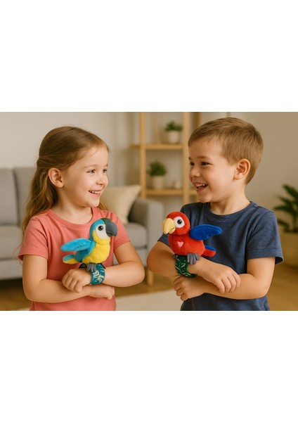 Slap Bant Bileklik Konuşan Kuşlar -Blue Parrot modelleri