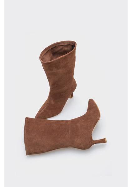 Lita Taba Hakiki Deri Süet Bayan Çizme modelleri