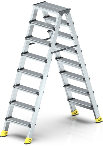 - Sky Gold Çift Taraflı Alüminyum Merdiven 8+8