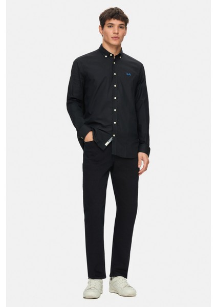 Taro Lacivert Non Denim Stragiht Fit Erkek Pantolon indirimleri