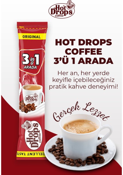 3ü1 Arada Kahve (50 Adet x 17 gr) Original fırsatları