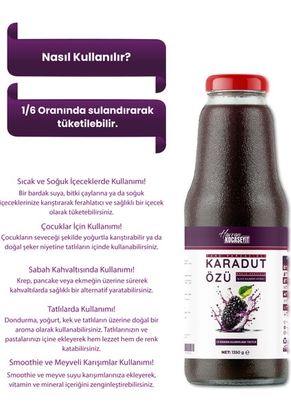 Tane Parçacıklı Karadut Özü 1,3 kg modelleri