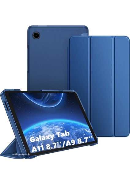 Samsung Galaxy Tab A11 2025/A9 8.7 InçTablet Kılıfı Akıllı Smart Uyku Modlu Katlanabilir Arkası Renkli Kapaklı Standlı Slim wifi indirimleri