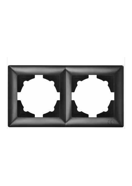 Visage Ambiance Metalik Siyah 2 Li Çerçeve - Priz ve Anahtar Için Uyumlu Çerçeve fiyatları