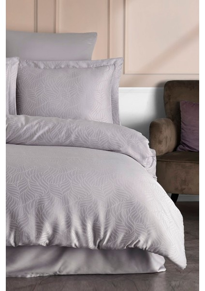 Varol (Family Size) Liyosel Jakar Nevresim Takımı - Lienzo Taş