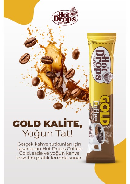 Gold Kahve (100 Gr) 50 ADET X 2 Gr, Granül Hazır Kahve fırsatları