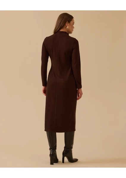 10002521310012 Karından Bağlamalı Soğuk Triko Elbise fiyatları