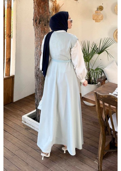 Pile Detaylı Kemerli Jile Su Yeşili fırsatları