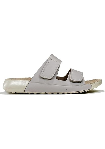 Kadın Çift Bantlı Hakiki Deri Terlik