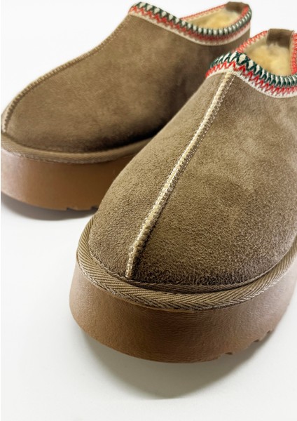 Yüksek Tabanlı Kısa Mini Bot KOYU VİZON fırsatları