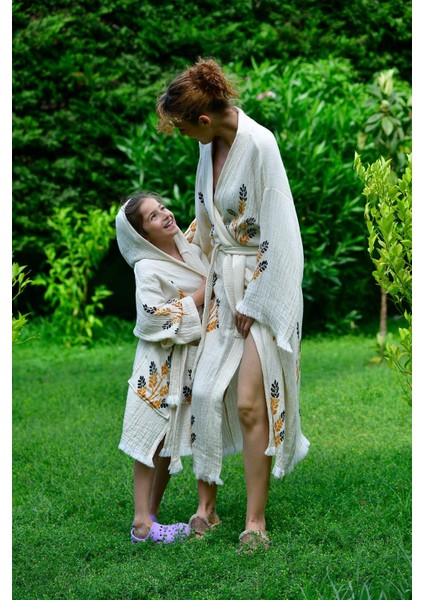 Golden Wheat Anne Çocuk Kimono Set modelleri