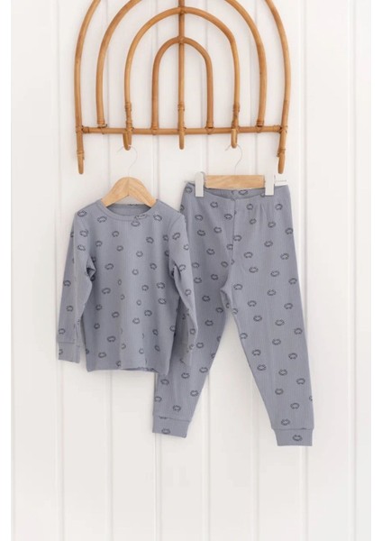 %100 Pamuk Desenli Erkek Çocuk Pijama Takımı fırsatları