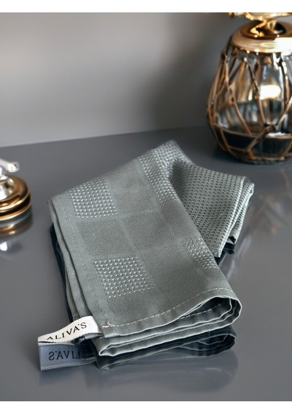 Aliva's Premium Mikrofiber Sihirli Temizlik Bezi- 40 X60 cm - 3'lü Set Mavi Antrasit ve Gri Renk fırsatları