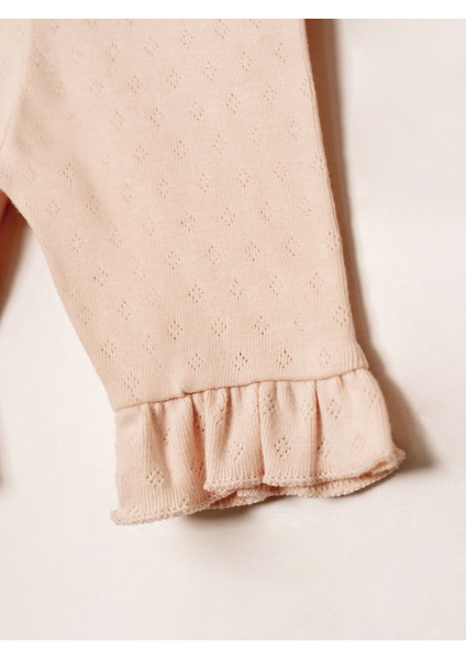 Jakarlı Baskılı 2’li Kız Bebek Takımı | Rahat ve Şık Günlük Kombin | 3-24 Ay | KD53449