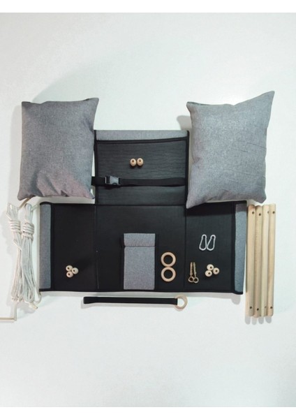 Emniyet Kemerli Çocuk Salıncak Ahşap Bahçe Salıncağı Hamak Tavan Ev Salıncağı modelleri