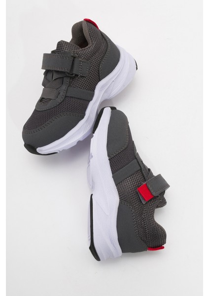 Unisex Çocuk Gri Günlük Spor Ayakkabı