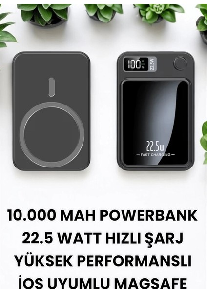 Pratik ve Taşınabilir 10.000 Mah Wireless Powerbank Hızlı Şarj Avantajı fırsatları