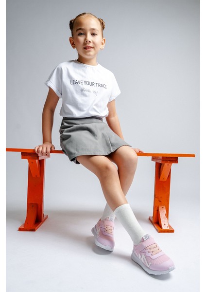 Kız Çocuk Pudra Spor Ayakkabı