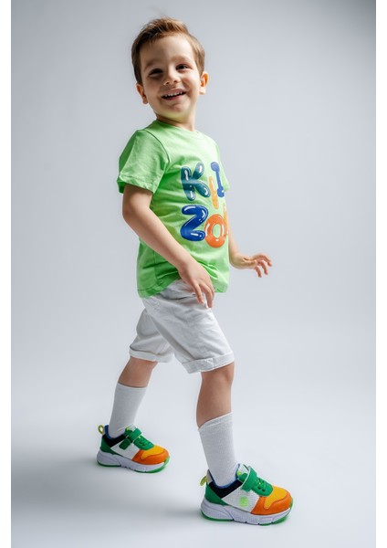 Erkek Çocuk Turuncu Günlük Spor Ayakkabı