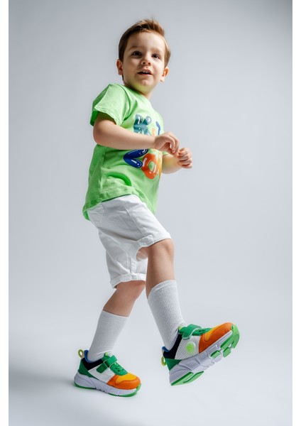 Erkek Çocuk Turuncu Günlük Spor Ayakkabı