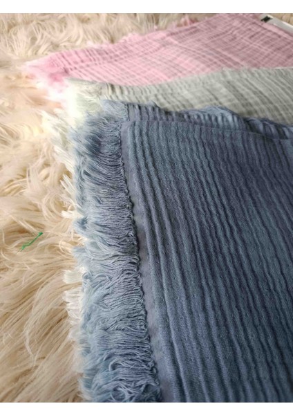 4 Katlı %100 Pamuk Bebek Müslin Battaniye