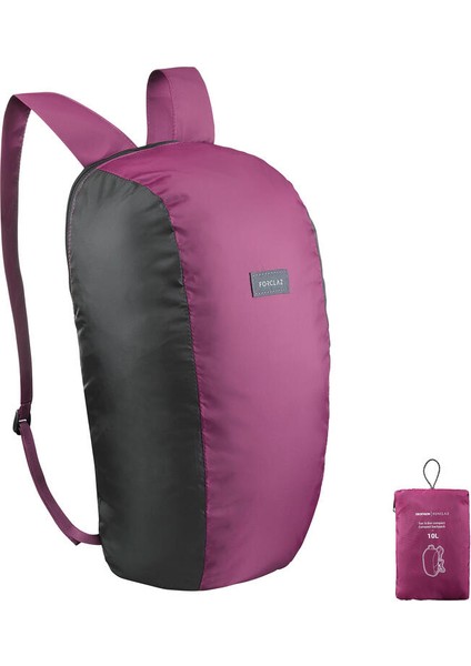 Outdoor Katlanabilir Sırt Çantası - 10 L - Siyah - Travel