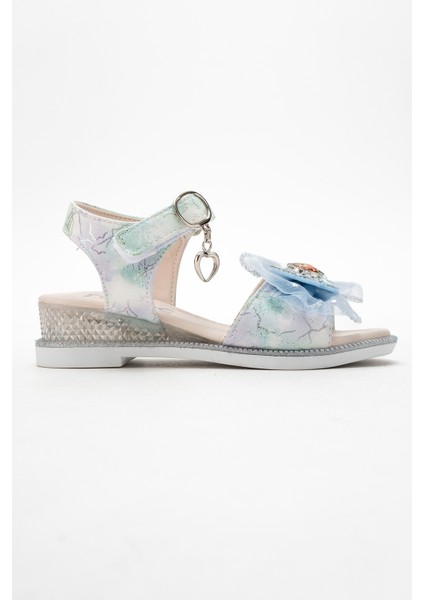 Kız Çocuk Mavi Abiye Ayakkabı