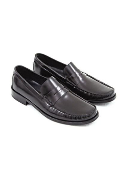 Erkek Deri Günlük Makosen Ayakkabı Kösele Tabanlı Şık Tasarım