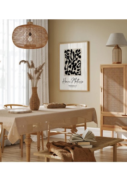 2'li Set Matisse Baskısı Poster, Bohem Duvar Dekoru, Modern Duvar Dekoru