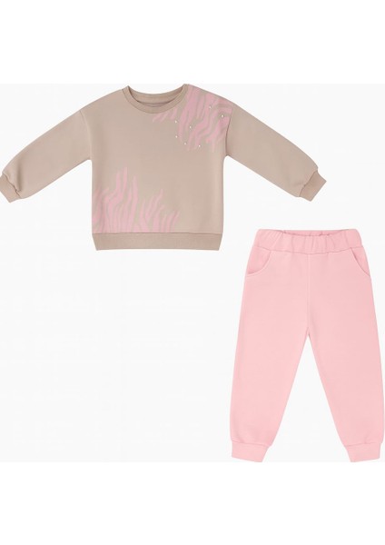 Inci Detaylı Üç Ip Renkli Kız Çocuk Takım fiyatları