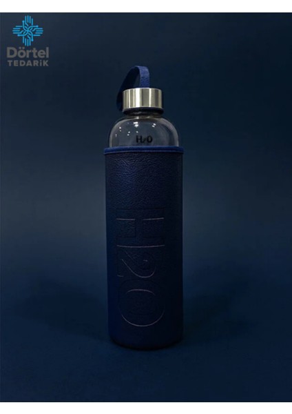 H2O Deri Kılıflı Cam Matara 1000 ml fiyatları