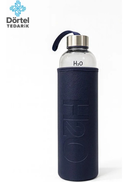 H2O Deri Kılıflı Cam Matara 1000 ml modelleri