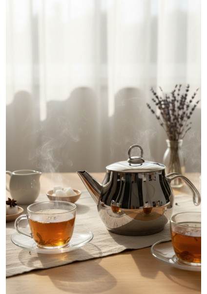 Küre 1 Litre Paslanmaz Çelik Bitki Çayı Demliği fırsatları