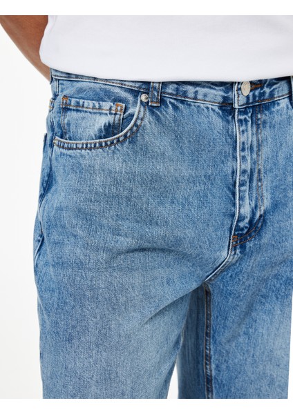 Pamuklu Cepli Ispanyol Paça Jean Pantolon indirimleri