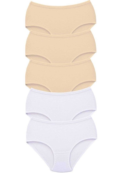 5 Adet Tutku Kadın Yüksek Bel Bato Kalın Lastik Külot S10