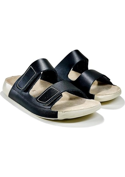 Kadın Çift Bantlı Hakiki Deri Terlik fırsatları