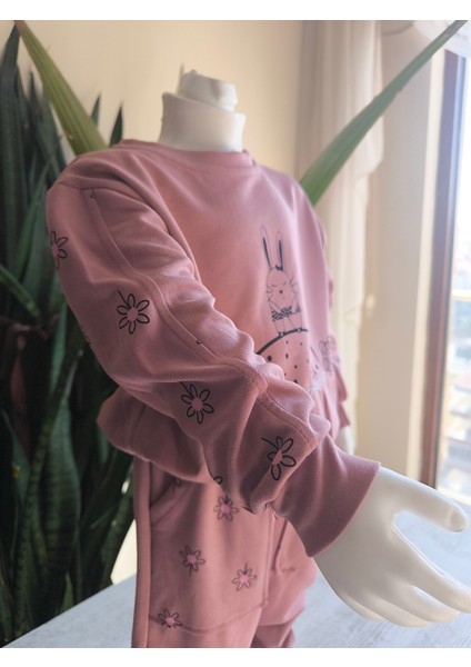 Kız Çocuk Alt Üst Takım Uzun Kollu Eşofman Rahat Şık Modern Tasarım indirimleri