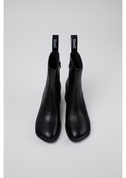 Kadın Kora Deri Bot - Siyah modelleri