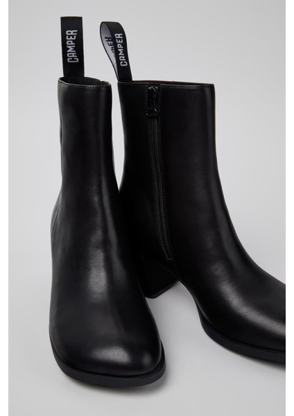 Kadın Kora Deri Bot - Siyah fırsatları