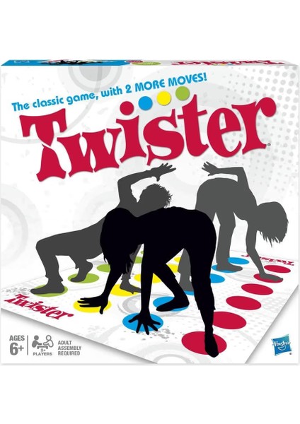 Twister - Klasik Renkli Zemin Denge ve Esneklik Oyunu | 6+ Yaş Eğlenceli Aile Oyunu