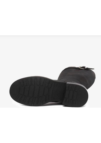 35182 Kadın Hakiki Deri Tokalı Günlük Çizme indirimleri