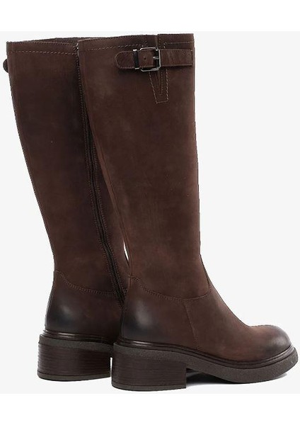 35182 Kadın Hakiki Deri Tokalı Günlük Çizme fırsatları